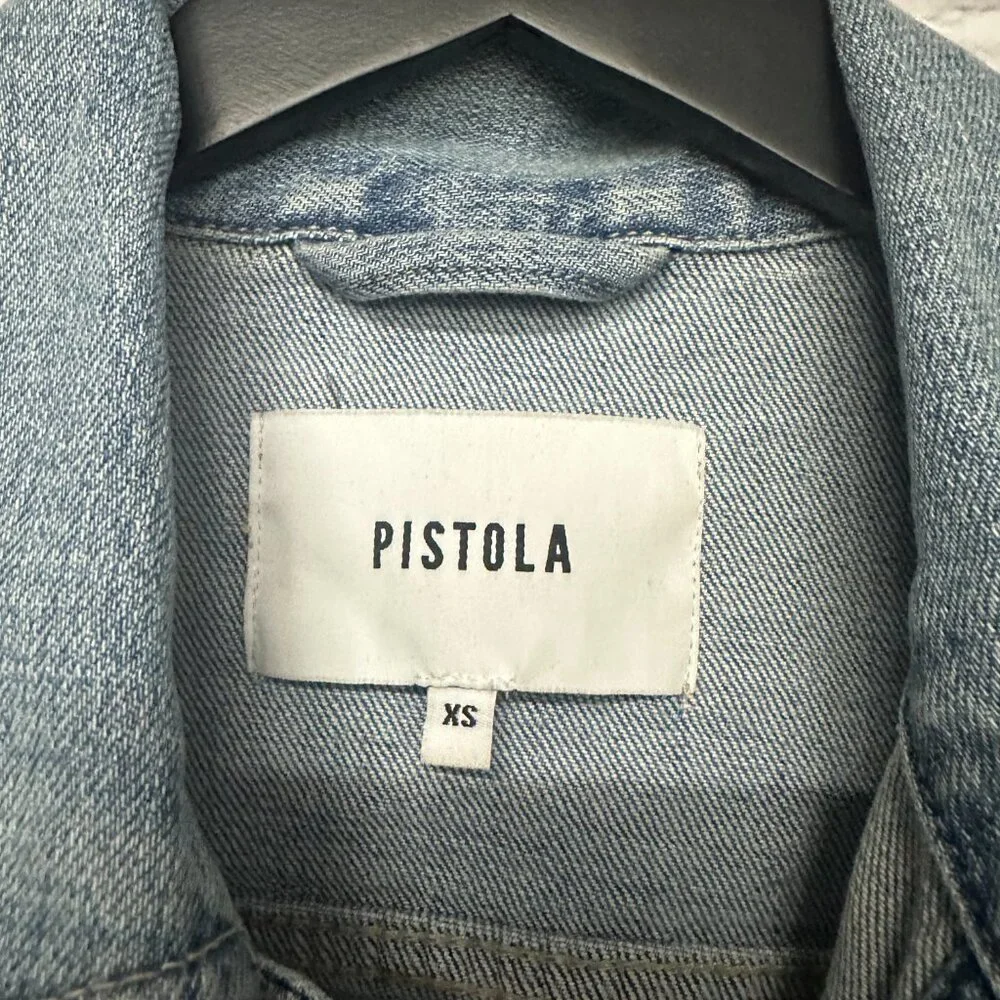 Pistola puff shoulder denim jacket - Picture 3 of 4